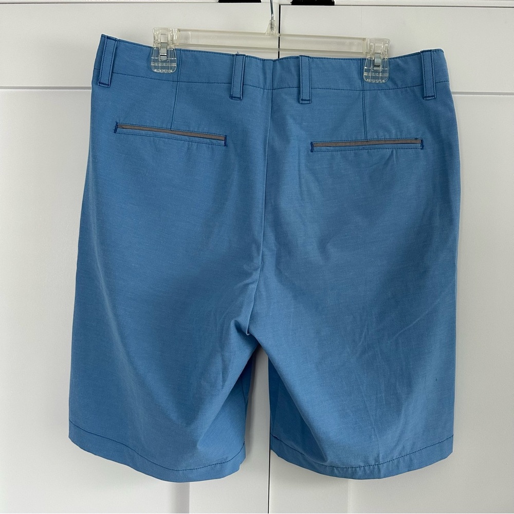 Like New! Men’s Tommy Bahama Sky Blue Flat Front Shorts - Picture 3 of 5